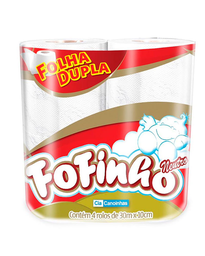 Papel Higiênico Fofinho Folha Dupla Neutro