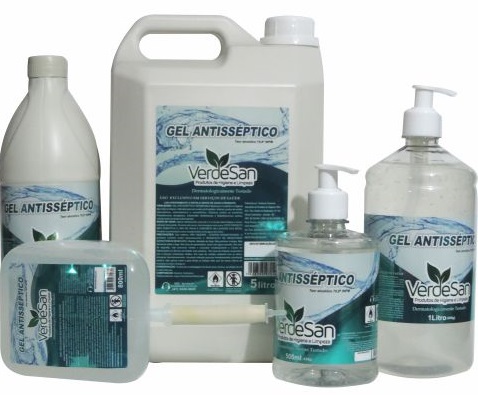 GEL ANTISSEPTICO VERDESAN