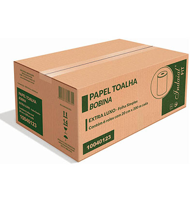 Toalha Bobina Folha Simples