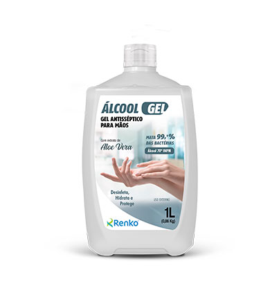 Álcool Gel Antisséptico para as Mãos 1L